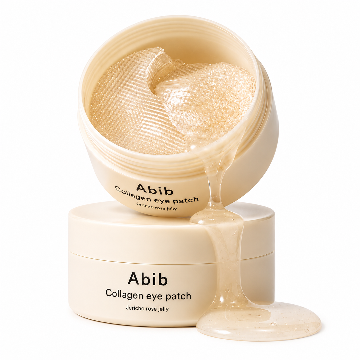 Abib Abib Vegan Collagen Eye Patches for Wrinkles & Fine Line with Jericho Rose Jelly & Peptides